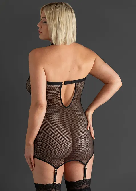 Korsettkjole med glidel&aring;s, bonprix