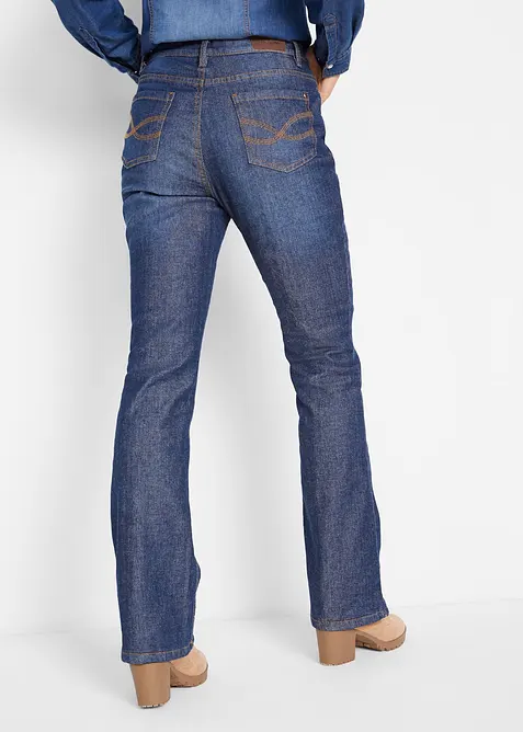 Varmende bootcut-jeans High Waist, bonprix