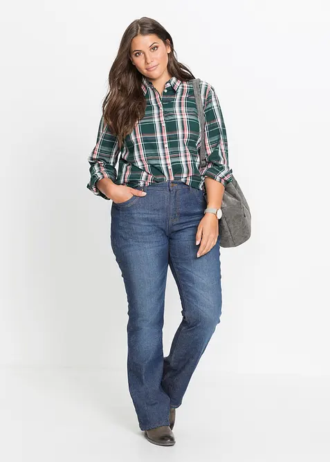 Varmende bootcut-jeans High Waist, bonprix