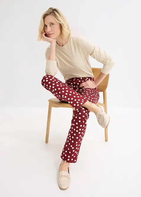 Stretchbukse med 5 lommer, bonprix