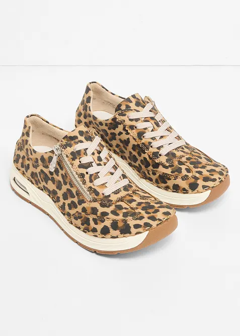 Komfortable sneakers med polstret inners&aring;le fra Rieker, Rieker