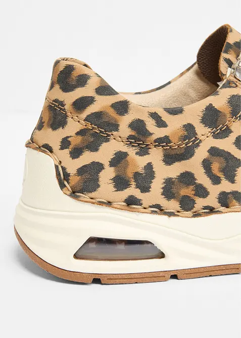 Komfortable sneakers med polstret inners&aring;le fra Rieker, Rieker