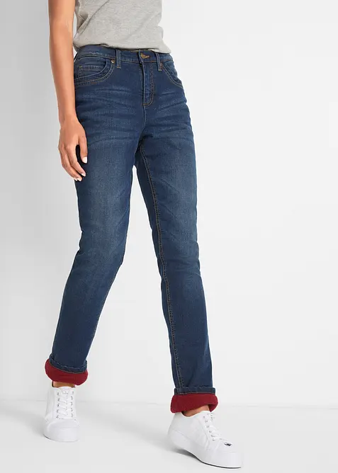 Straight-jeans, f&ocirc;ret, High Waist, bonprix