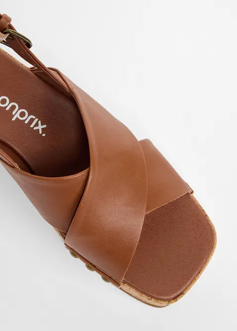 Kilesandaler i korkstil, bonprix