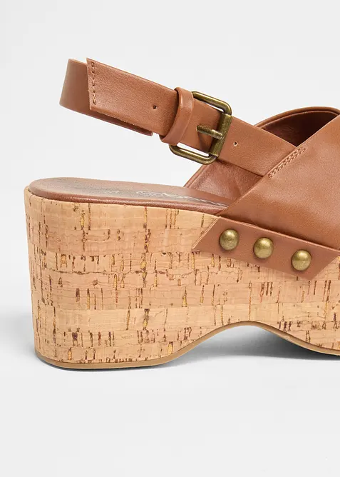 Kilesandaler i korkstil, bonprix