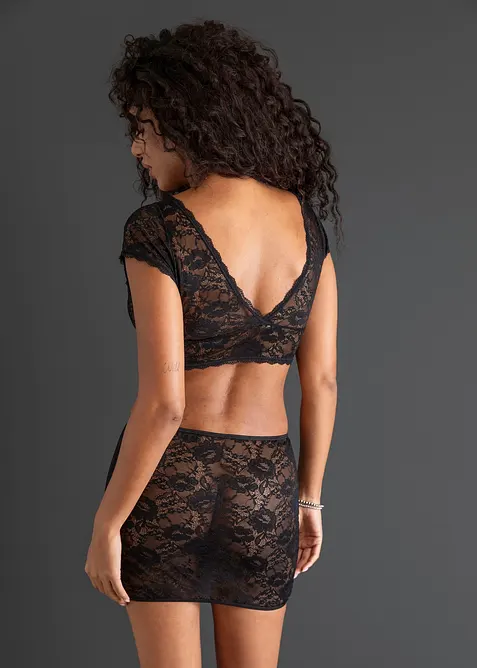 BH-topp og skj&oslash;rt (2-delt sett), bonprix