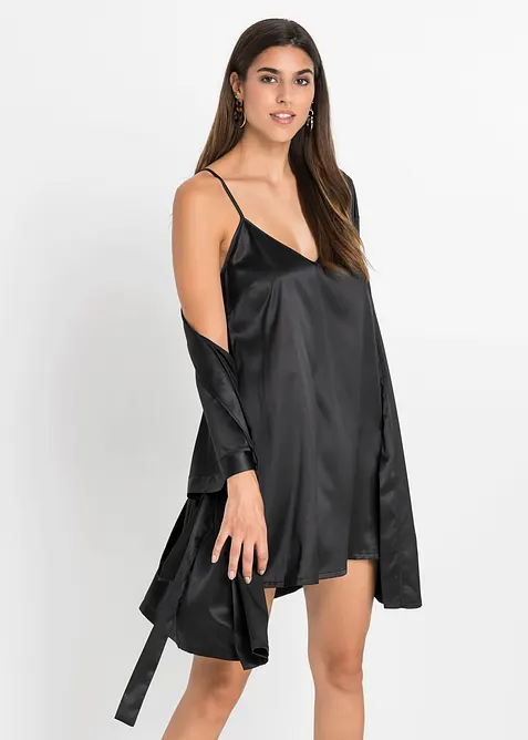 Morgenk&aring;pe-sett (Kimono + neglisj&eacute;, 2-delt sett), bonprix