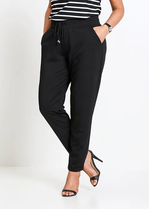 Pull on-bukse i viskosemiks, bonprix