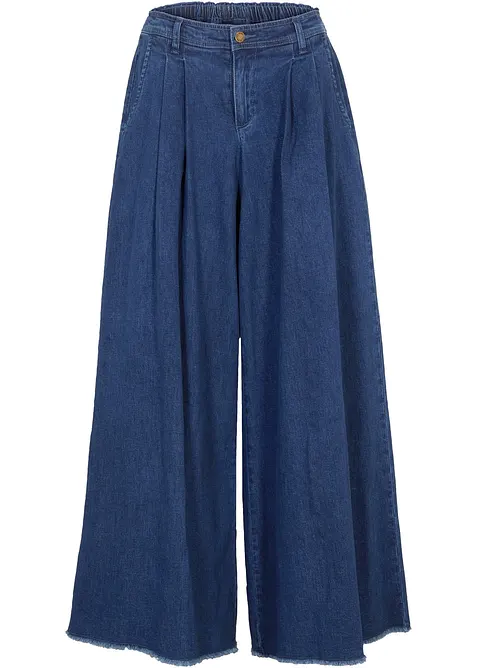 Vidt jeans-bukseskj&oslash;rt, komfortlinning, bonprix