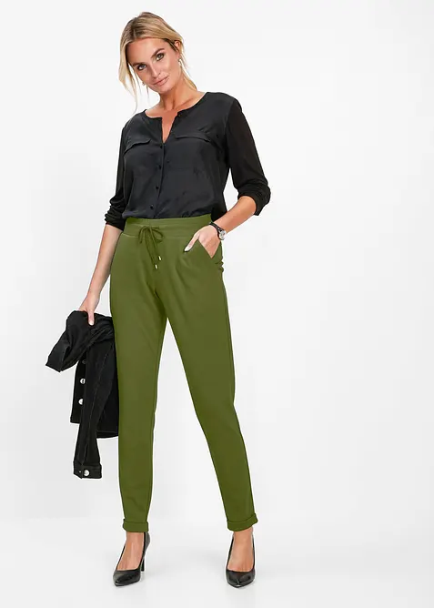 Pull on-bukse i behagelig Punto di Roma-materiale, bonprix