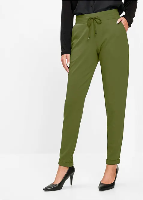 Pull on-bukse i behagelig Punto di Roma-materiale, bonprix