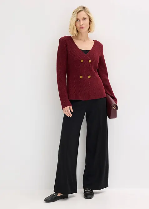 Strikket blazer, bonprix