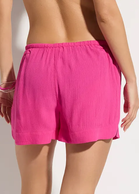 Strandshorts i krinklet materiale, bonprix
