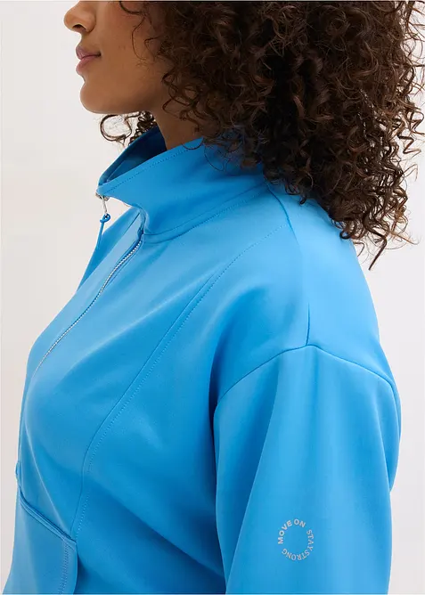 Treningsjakke med st&aring;krage, bonprix