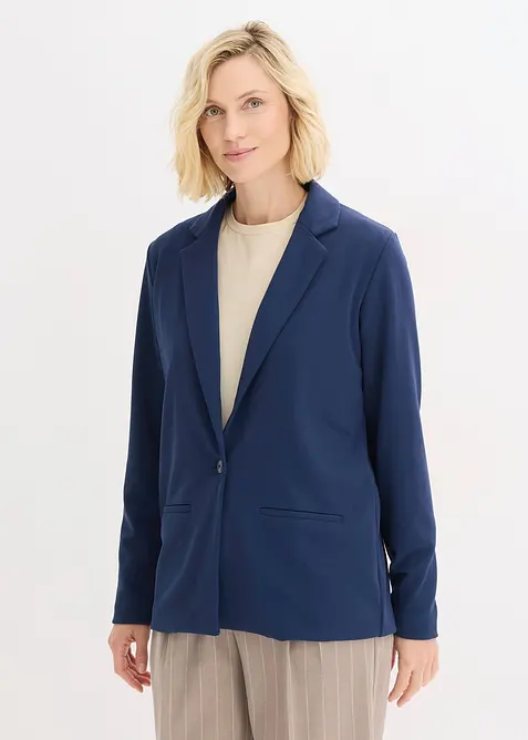 Blazer i jerseykrepp, bonprix