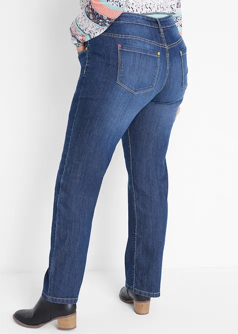 Straight-jeans Mid Waist, Stretch, bonprix