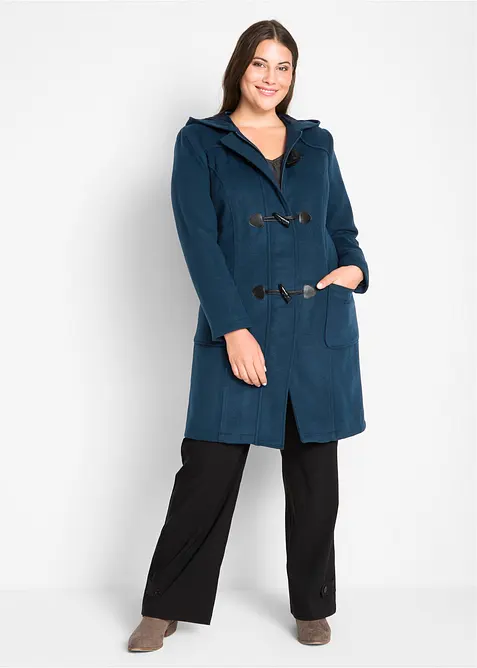 Duffelcoat i ullstil, bonprix