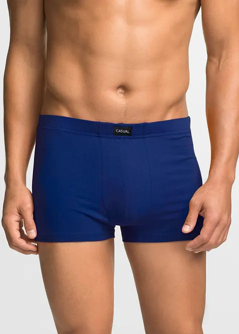 Boksershorts med bomull i ettersittende modell (3-pack), bonprix