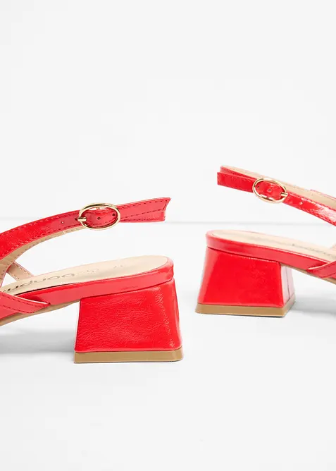 Slingbacks med remmer, bonprix