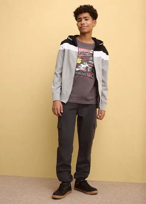 Langermet shirt i 100% &oslash;kologisk bomull, bonprix