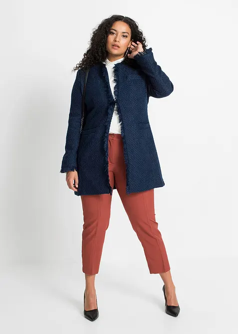 Lang boucl&eacute;blazer, bonprix