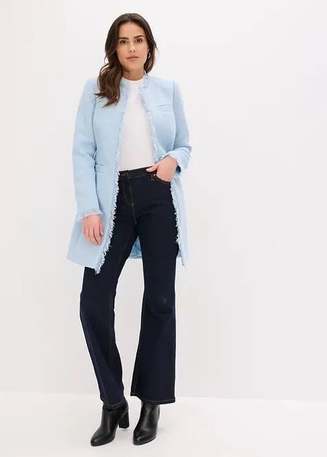 Lang boucl&eacute;blazer, bonprix