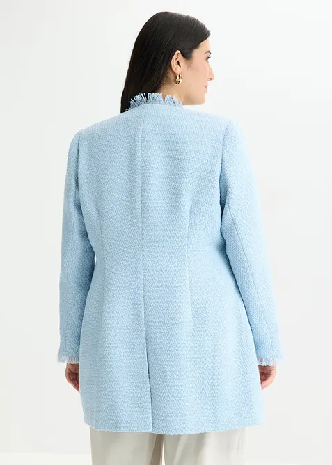 Lang boucl&eacute;blazer, bonprix