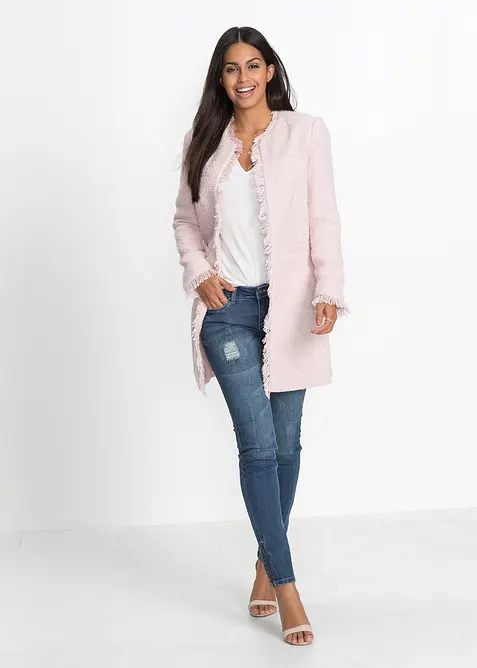 Lang boucl&eacute;blazer, bonprix
