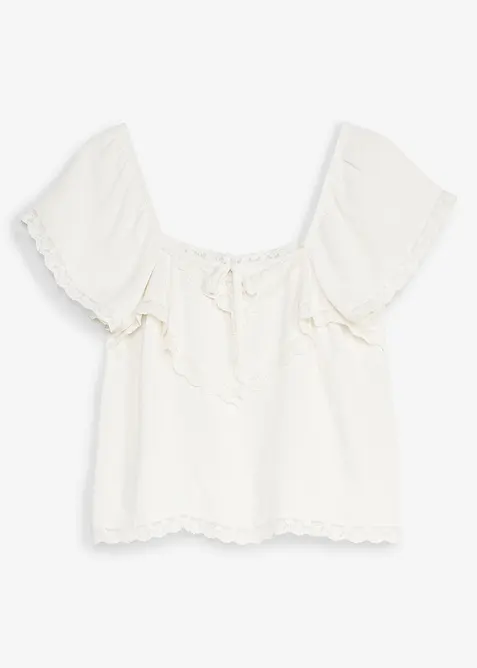 Bluse i lett krepp, bonprix