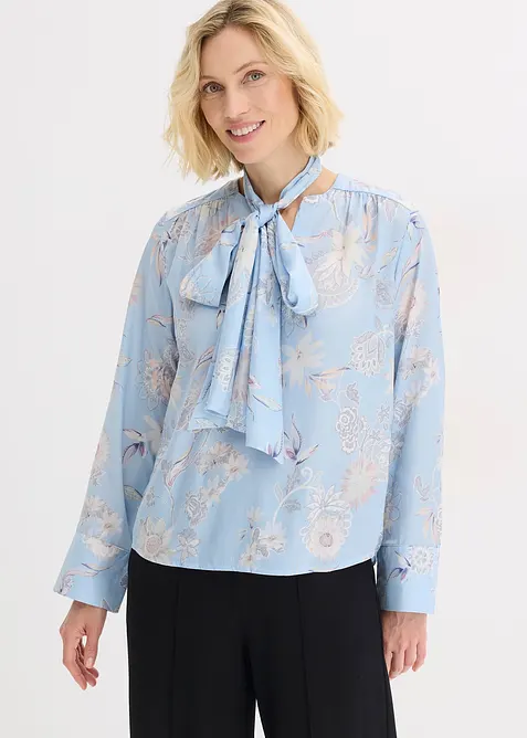 Tunika i tynn sateng, bonprix