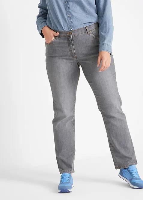Straight-jeans Mid Waist, Stretch, bonprix