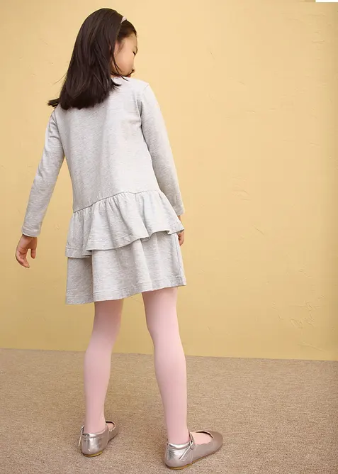 Jerseykjole i 100% &oslash;kologisk bomull (2-pack), bonprix