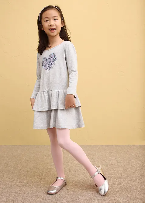 Jerseykjole i 100% &oslash;kologisk bomull (2-pack), bonprix