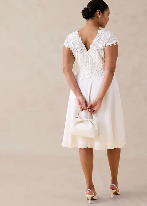 Brudekjole med blonder, bonprix