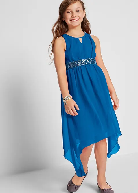 Chiffonkjole med paljetter, bonprix