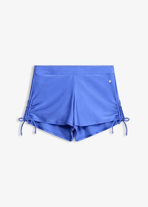 Badeshorts med innvendig truse av materiale med glans, bonprix