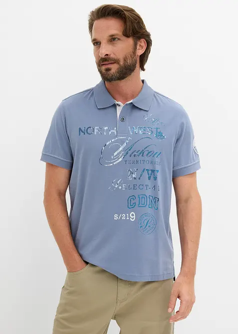 Poloskjorte i jersey, bonprix