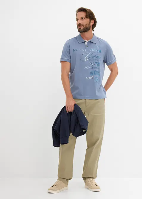 Poloskjorte i jersey, bonprix
