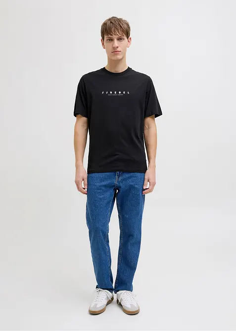 T-skjorte fra JJ REBEL av 100% bomull, Loose Fit, JJ REBEL