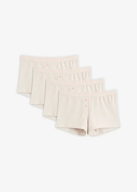 Boxershorts til dame (4-pack), bonprix
