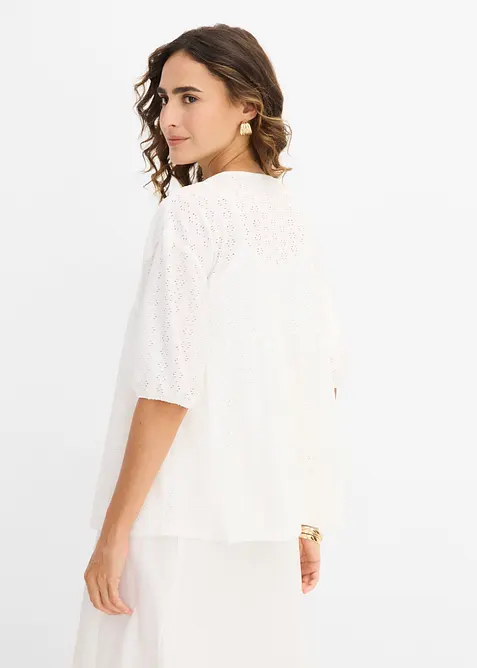 Tunika med forseggjort broderi, bonprix