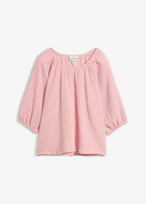 Musselin-tunika av 100% bomull, bonprix