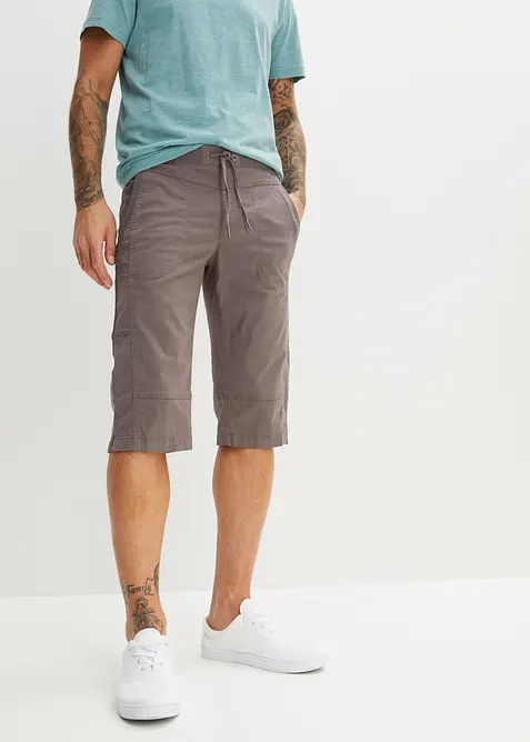 Lang bermudashorts med elastisk linning, Regular fit, bonprix