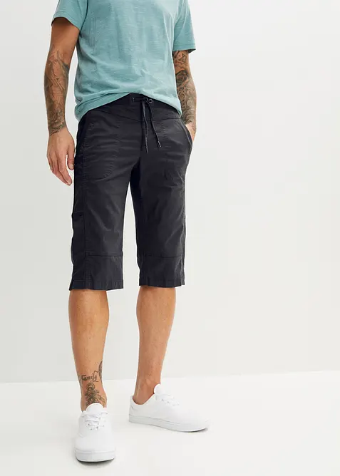 Lang bermudashorts med elastisk linning, Regular fit, bonprix
