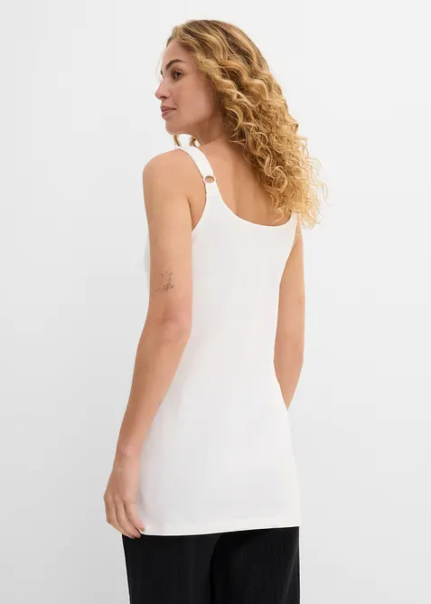 Lang singlet med &oslash;kologisk bomull (2-pack), bonprix