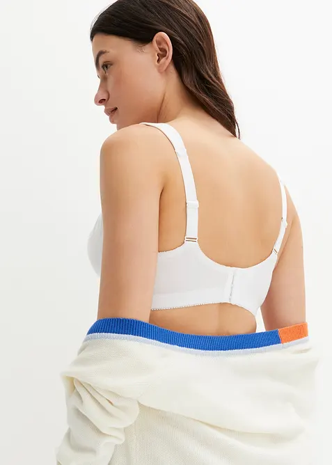 Amme-BH uten spiler med &oslash;kologisk bomull (2-pack), bonprix