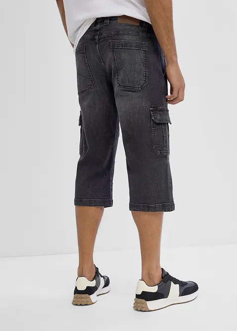 Regular Fit 3/4-cargojeans, Straight, bonprix