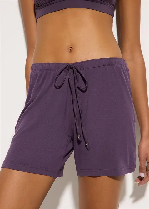 Strandshorts i lett viskosemiks, bonprix