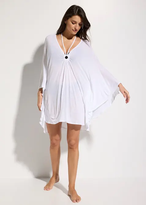 Transparent strandtunika i viskose, bonprix