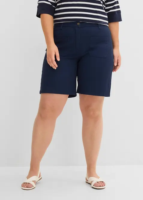 Bermudashorts i bomullsblanding, bonprix